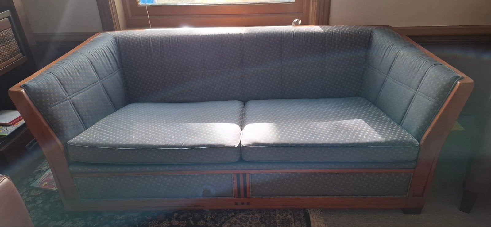 Schuitema 2,5 persoonsbank Decoforma Lawrence, Ophalen, Hout, Gebruikt, 150 tot 200 cm