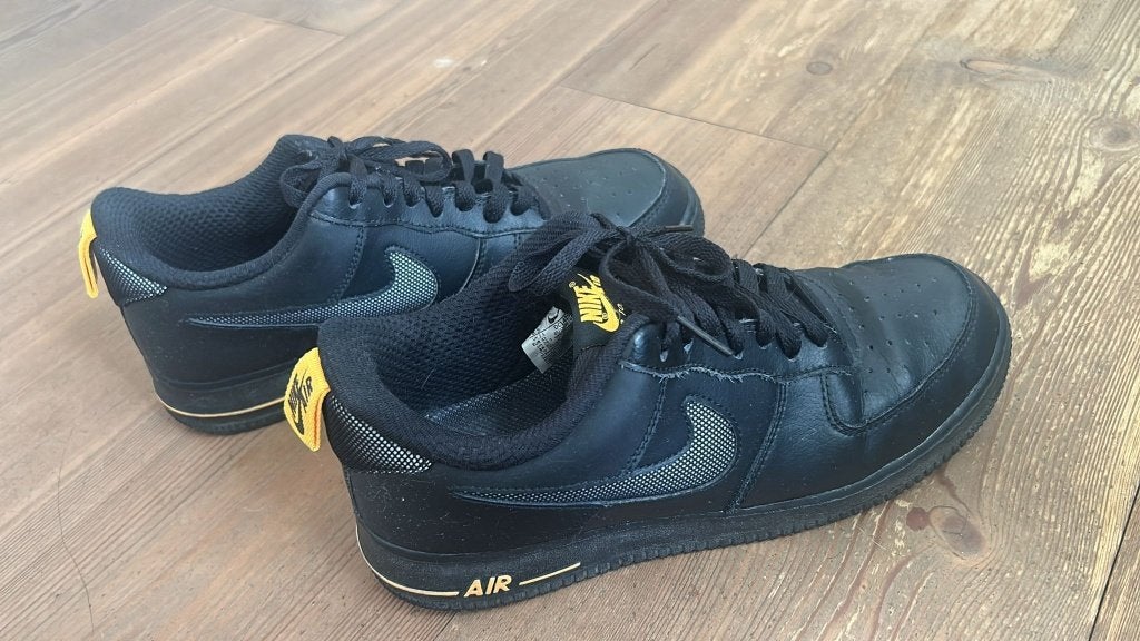 Nike Air Force 1 Low '07 LV8, Kleding | Heren, Schoenen, Gedragen, Sneakers of Gympen, Zwart, Ophalen of Verzenden