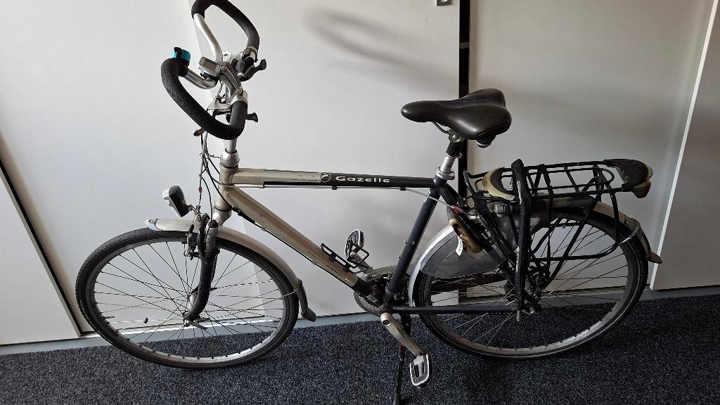 Herenfiets gazelle, Ophalen, Gebruikt, Velgrem, Versnellingen