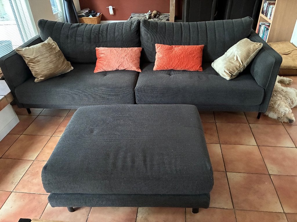 2 Riviera maison banken en hocker, Ophalen, Gebruikt, Hout, Driepersoons