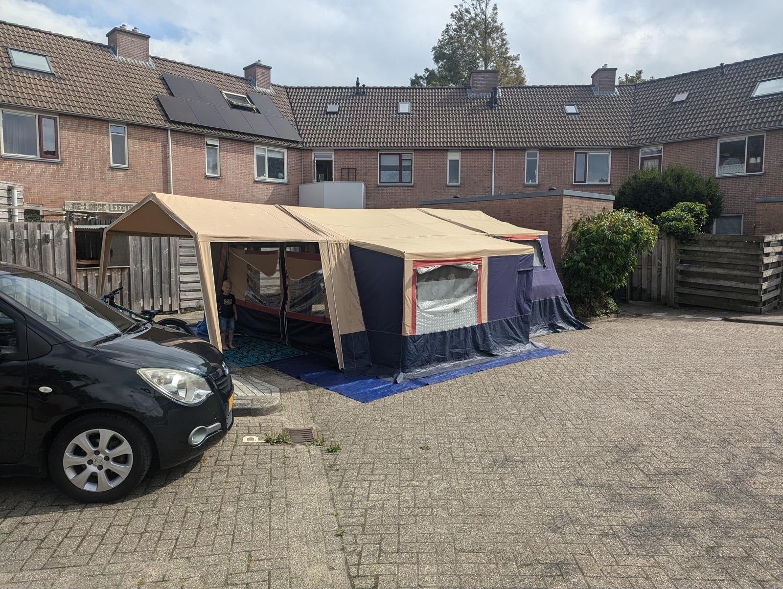 Trigano Vendome  Vouwwagen - Ruim en Compleet, Caravans en Kamperen, Vouwwagens, Ophalen, Trigano, Meerkleurig, Aanwezig