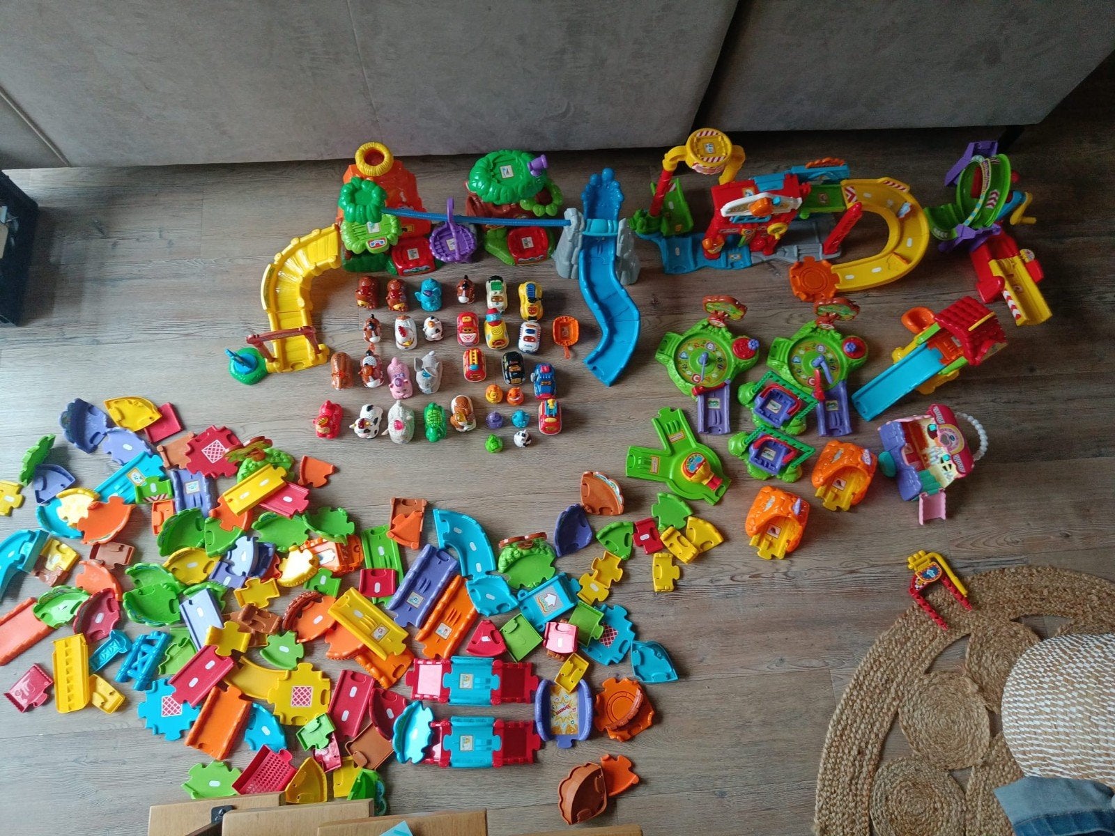 Grote VTech Toet Toet Auto's en Zoef Zoef Dieren collectie, Ophalen, Gebruikt, Bouwen, Met licht