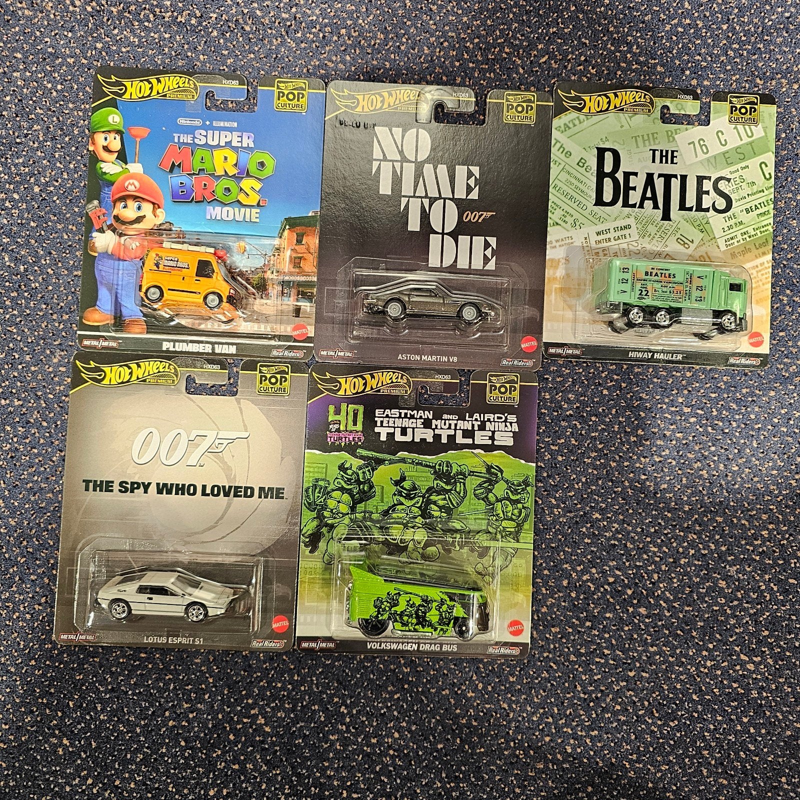 Hot Wheels Pop Culture Collectie (5 stuks), Service.europe@mattel.com, Nieuw, Ophalen of Verzenden, Mattel