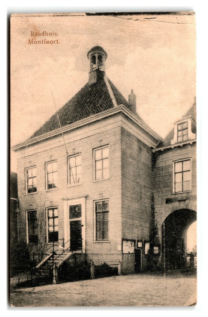 Montfoort, Raadhuis, Verzamelen, Verzenden, Voor 1920, Ongelopen, Utrecht