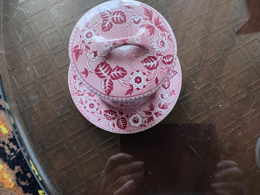 Snoeppotje met schotel, Ophalen of Verzenden