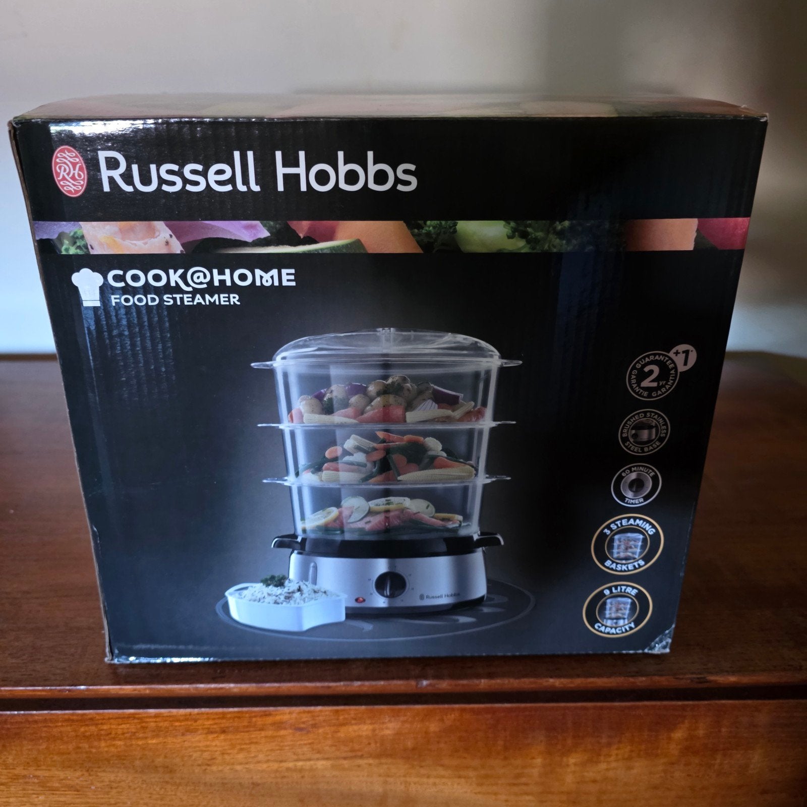 Russell Hobbs Cook@Home Food Steamer - Nieuw in doos, Witgoed en Apparatuur, Stoomapparaten, Ophalen of Verzenden