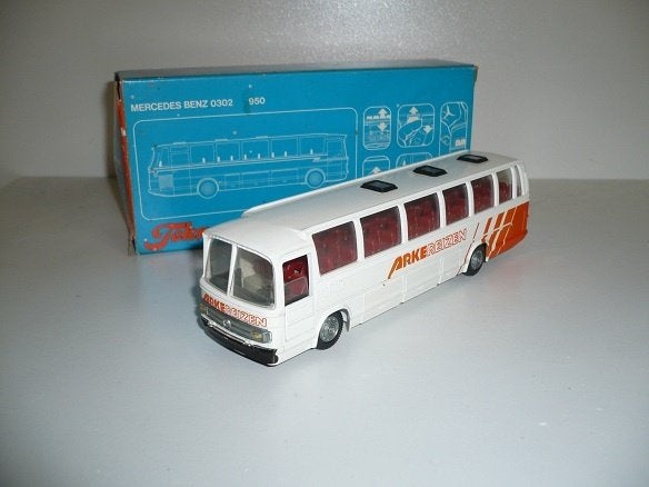 Tekno Mercedes Benz O302 Touringcar Bus Arke Reizen, Hobby en Vrije tijd, Ophalen of Verzenden, Nieuw, Bus of Vrachtwagen, Tekno