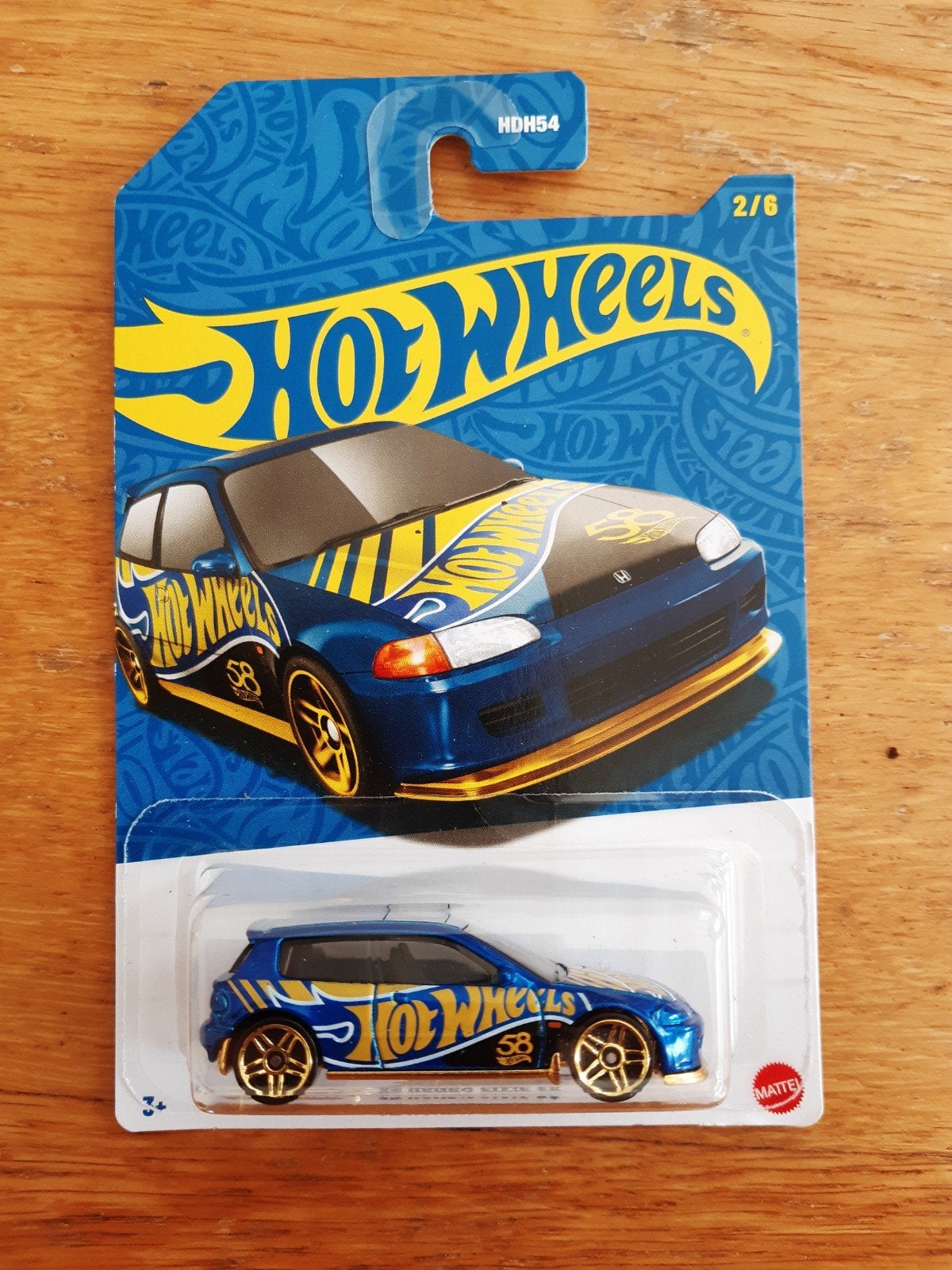 Hotwheels Honda Civic 92, Hobby en Vrije tijd, Modelauto's | Overige schalen, Ophalen of Verzenden, Nieuw, Auto