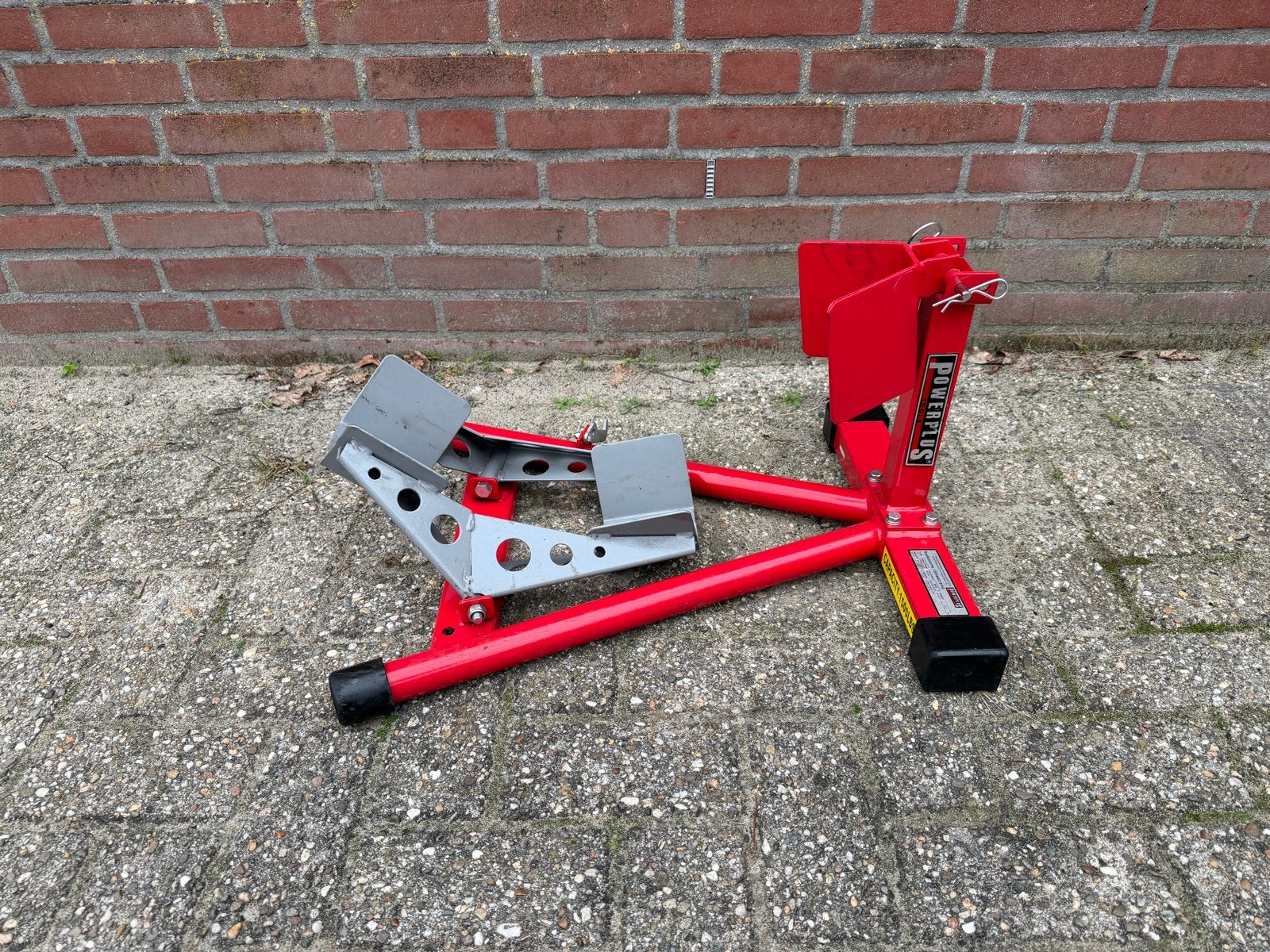 Motorfiets voorwielklem / paddockstandaard, Ophalen, Gebruikt
