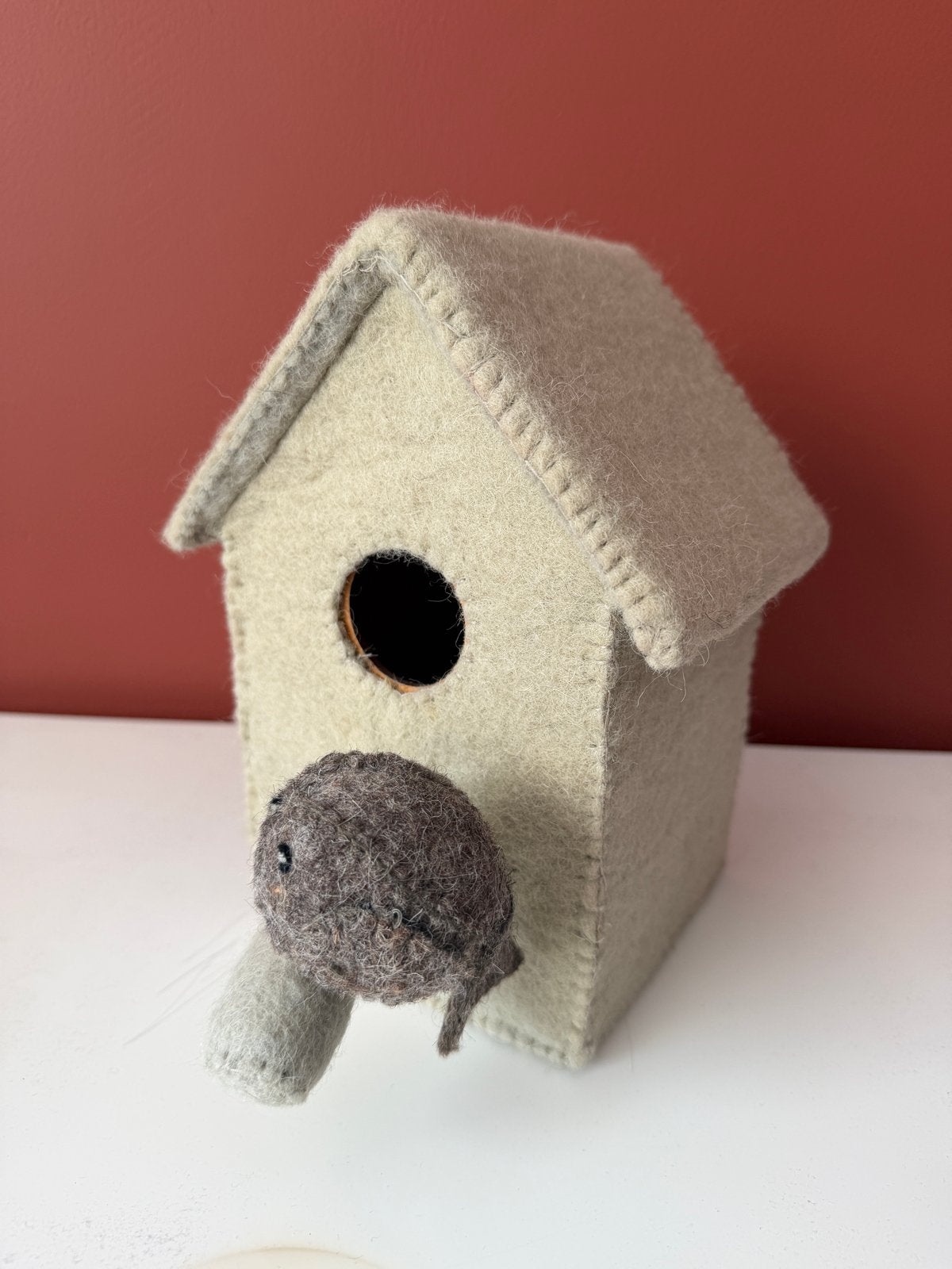 KidsDepot Vogelhuisje Piet - Wanddecoratie Kinderkamer, Overige merken, Zo goed als nieuw, Wanddecoratie, Ophangbaar