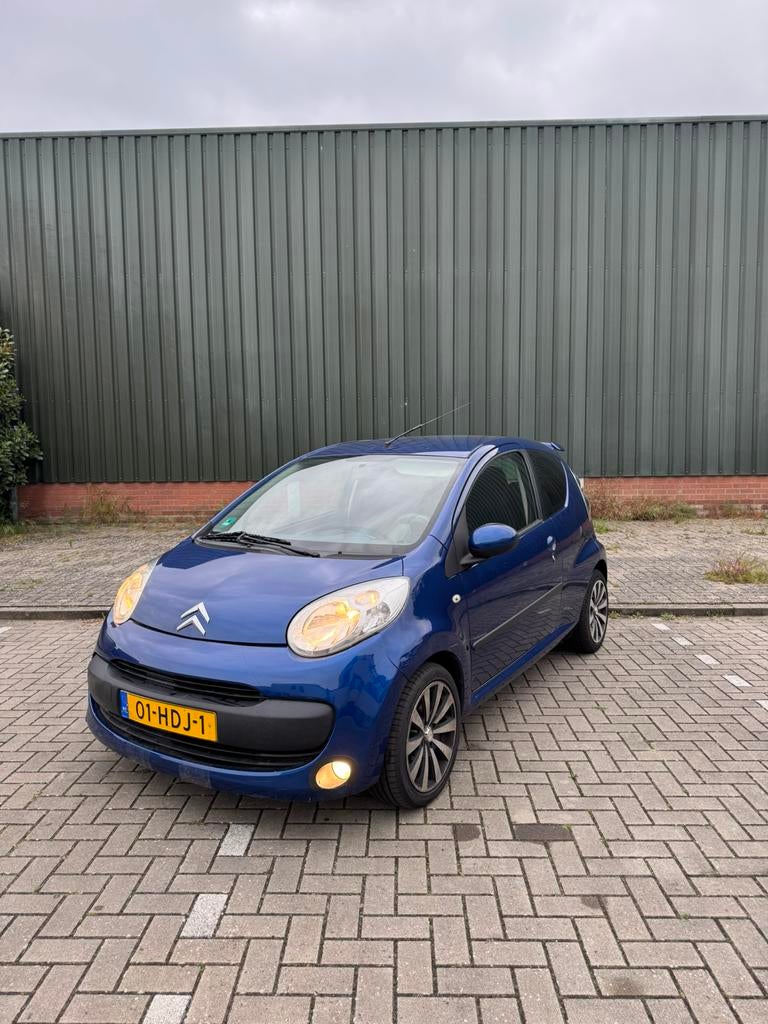 Citroën C1 1.0 3-DRS 2008 Blauw, Voorwielaandrijving, Stof, Zwart, Metallic lak
