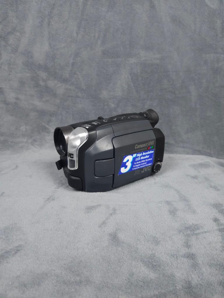 JVC Camcorder GR AXM30E Compact VHS Grijs 18x Optical Zoom-, 8mm, ., Ophalen of Verzenden, .