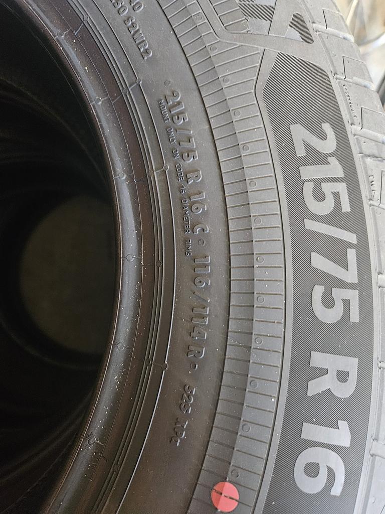 4x Continental VanContact Eco 215/75 R16 C – DOT 0723, Ophalen, Zo goed als nieuw