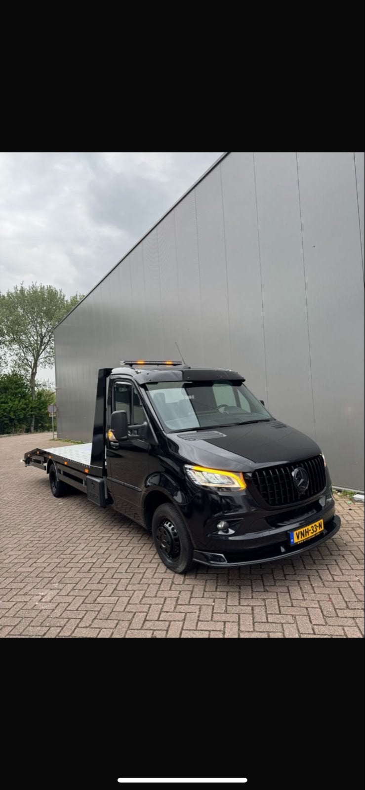 Mercedes-Benz Sprinter 2021 Zwart takelwagen, Automaat, Bedrijf, Diesel, 2356 kg