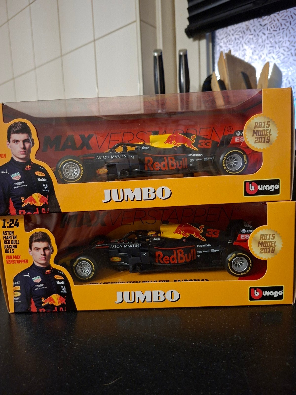 Max Verstappen Red Bull Racing F1 auto's - Jumbo editie, Ophalen of Verzenden, Nieuw, Auto
