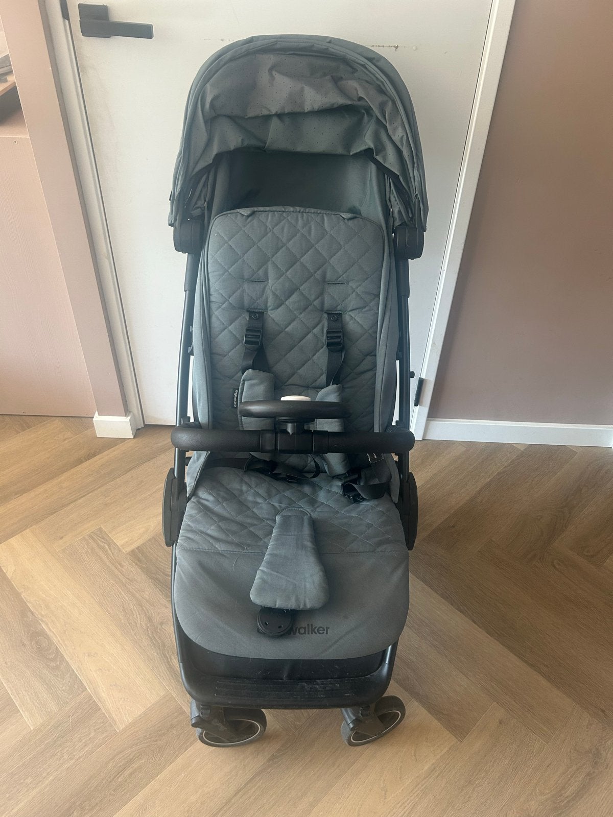 Easywalker Jackey Buggy Forest Green met accessoires, Ophalen, Zo goed als nieuw, Kinderwagen, Overige merken