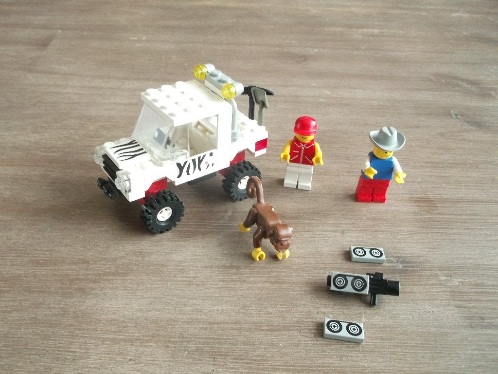 lego 6672 safari off road Vehicle (1990), Ophalen of Verzenden, Gebruikt, Complete set, Lego