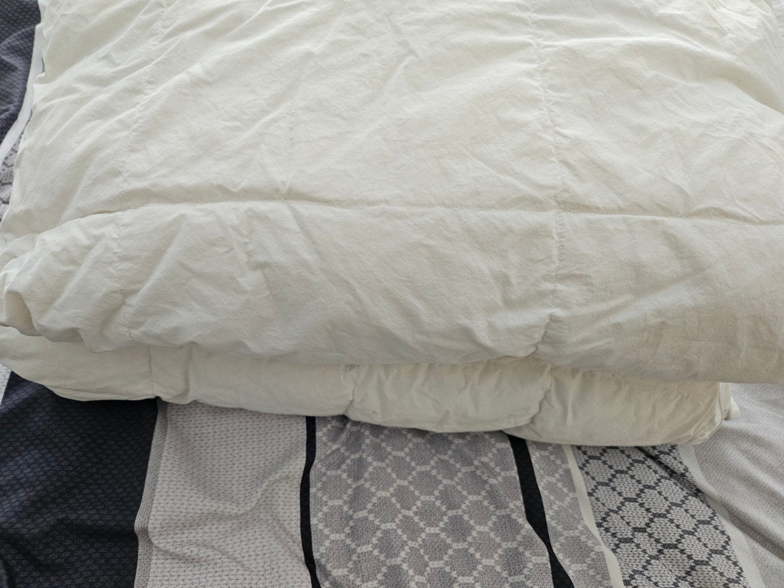 Infinity 30 dekbed 140x200 - 90% eendendons, Anti-allergisch, Gebruikt, Eenpersoons, Wit