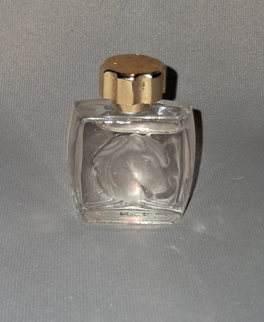 Parfum miniatuur - Lalique homme paard, Verzamelen, Ophalen of Verzenden, Zo goed als nieuw, Miniatuur, Gevuld