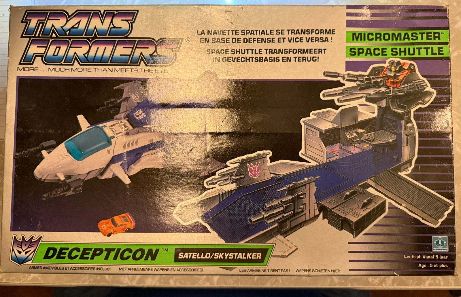 Vintage Transformers Skystalker - Alleen doos, Verzamelen, Transformers, G1, Ophalen of Verzenden, Gebruikt, Decepticons