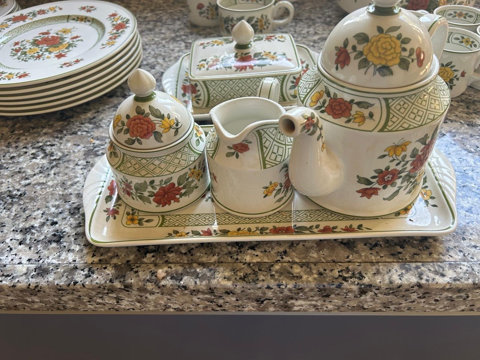 Villeroy & Boch Summerday Servies - Gedeeltelijk, Gebruikt, Klassiek, Ophalen of Verzenden, Porselein