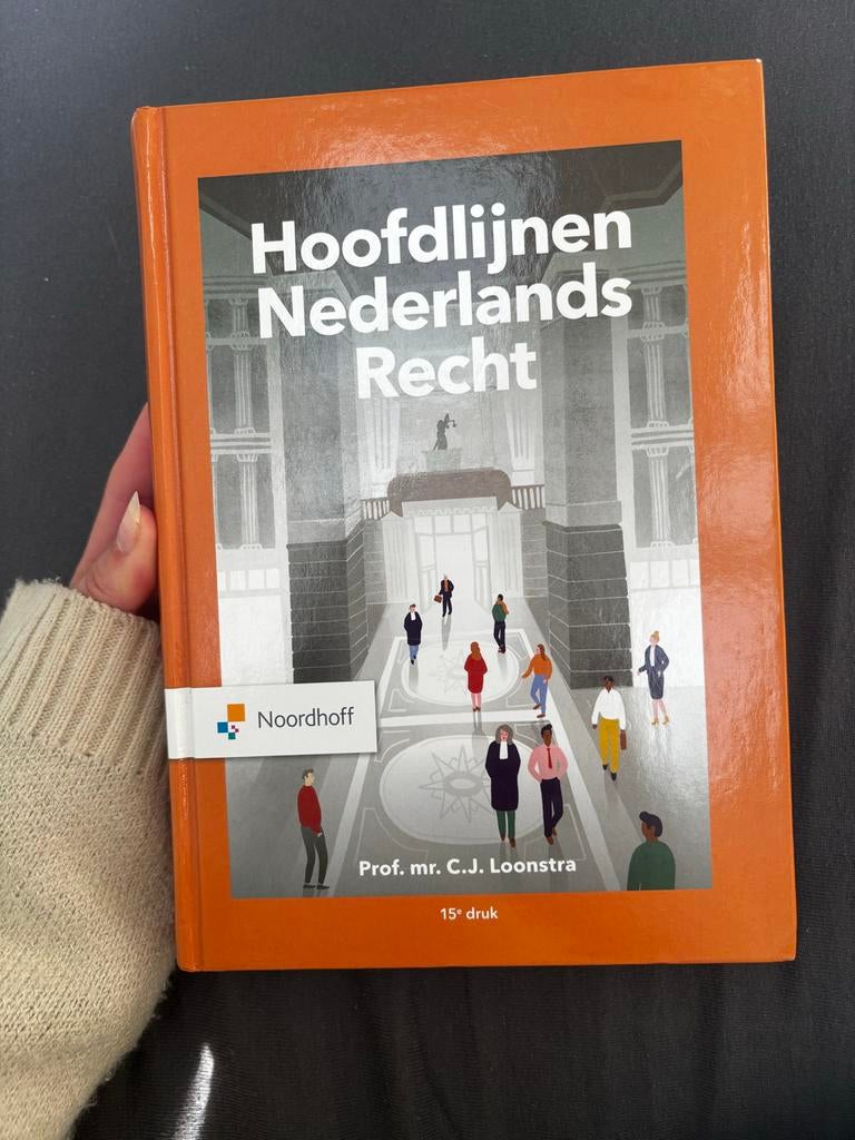 Hoofdlijnen Nederlands Recht - 15e druk, Ophalen of Verzenden, Gamma, Zo goed als nieuw, HBO