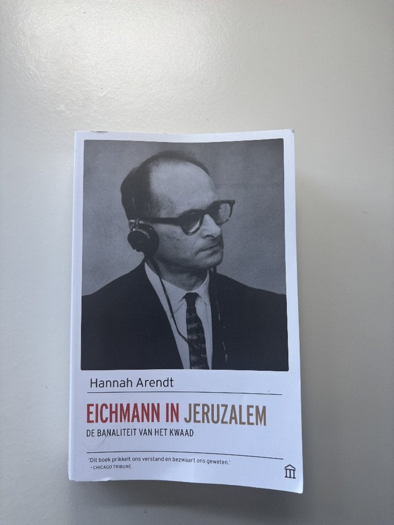 Eichmann in Jeruzalem - Hannah Arendt (Nieuwstaat), Boeken, 20e eeuw of later, Hannah Arendt, Europa, Nieuw