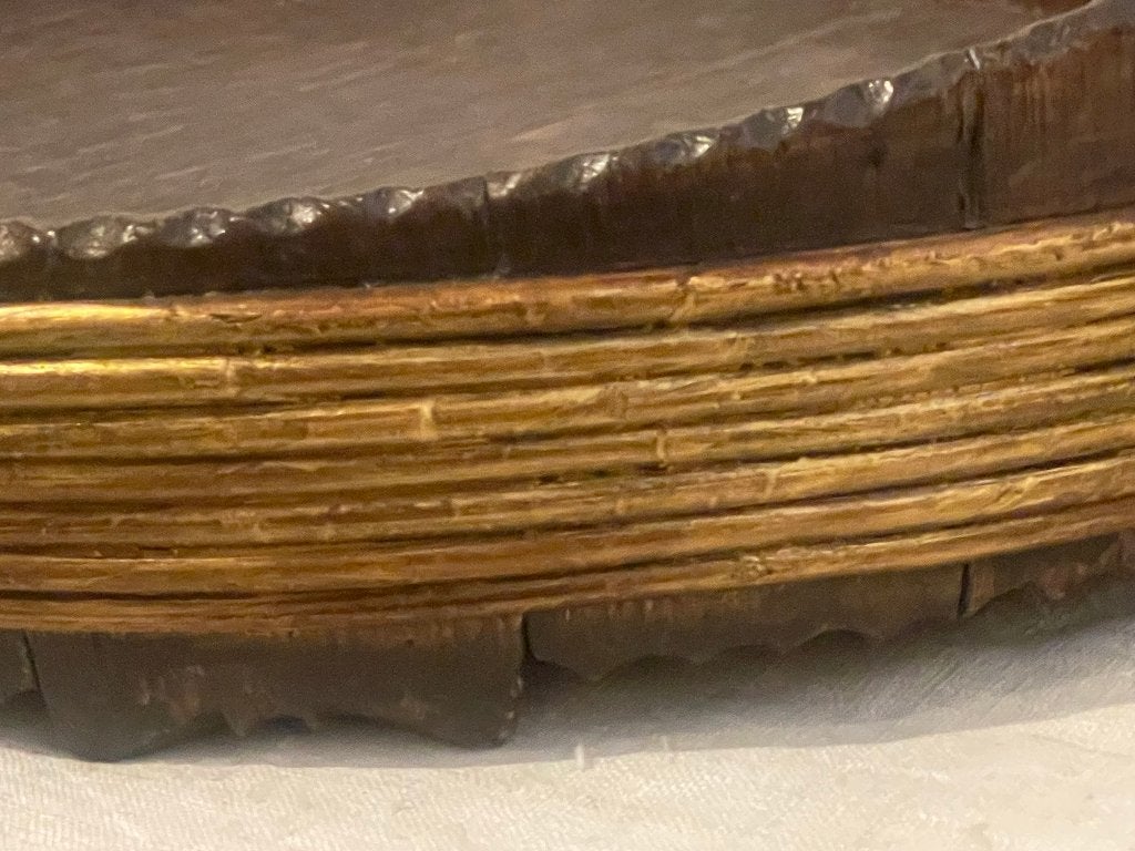 18de eeuw gekuipt dienblad volkskunst, Ophalen of Verzenden