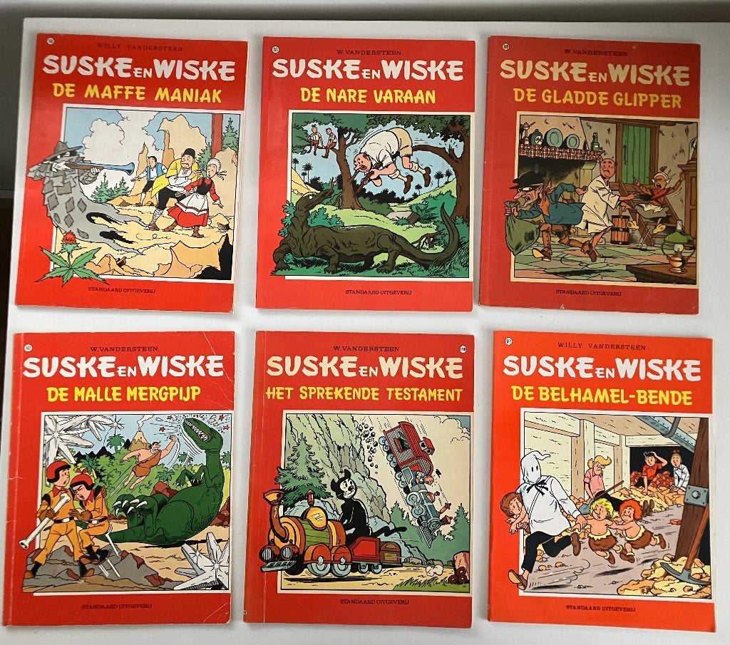 Suske en Wiske 70 88 119 143 149 153 166 184 186 189 en 13, Boeken, Meerdere stripboeken, Ophalen of Verzenden, Gelezen