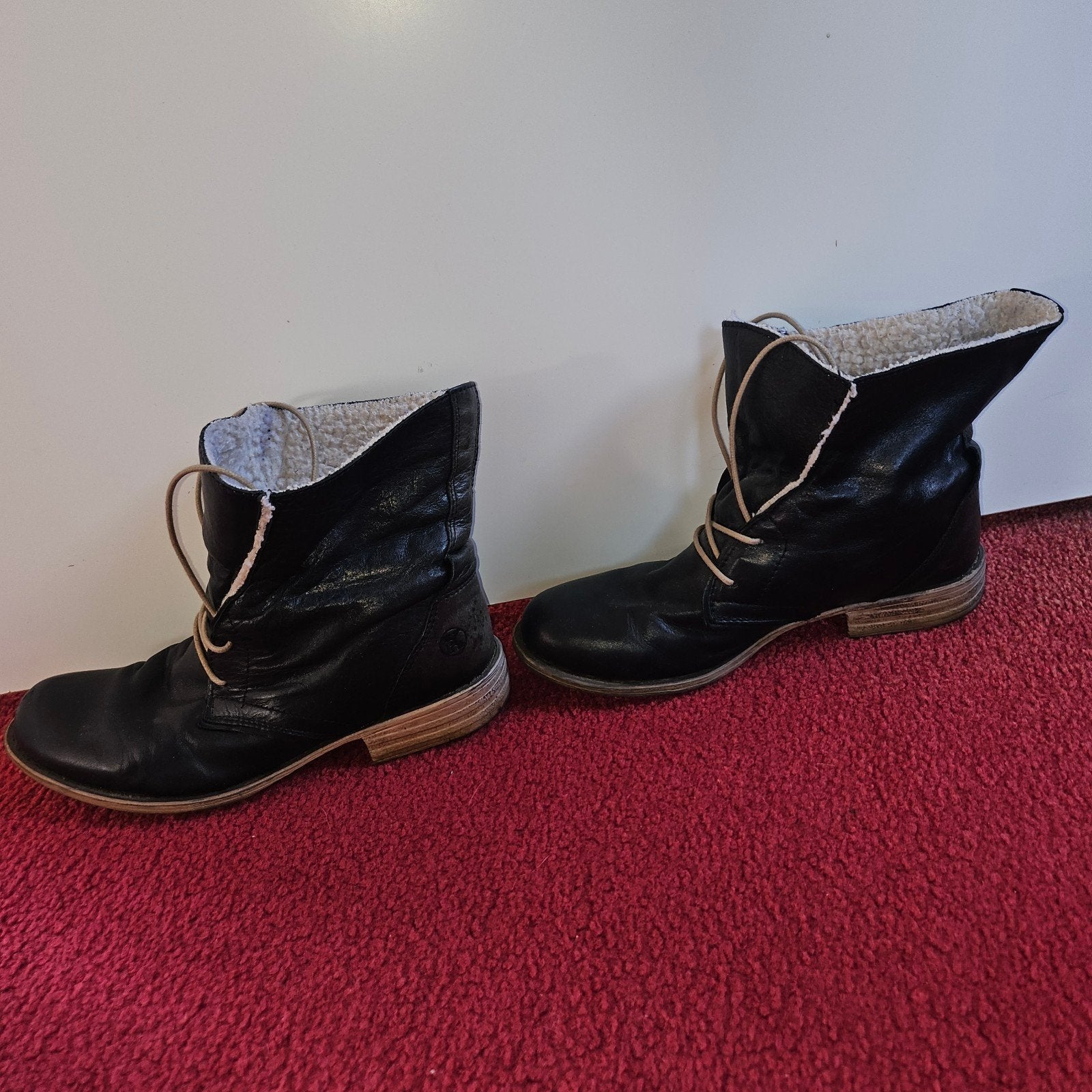 Leren veterenkelboots van PX, maat 37., Ophalen of Verzenden, Zo goed als nieuw, Zwart
