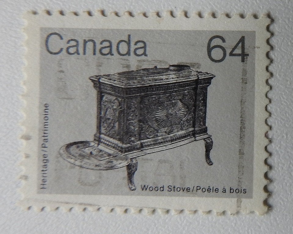 Postzegel 64 Canada Wood stove 1983, Verzenden, Gestempeld, Noord-Amerika