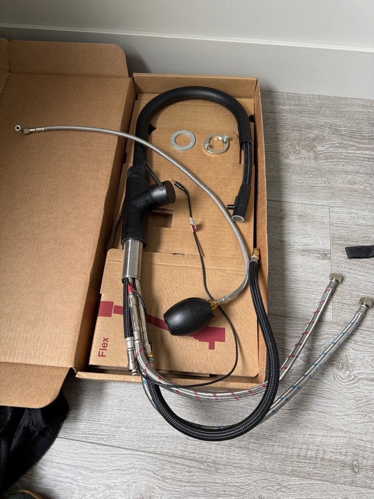 Cooker kraan, Ophalen of Verzenden, Zwart, Metaal, Overige merken