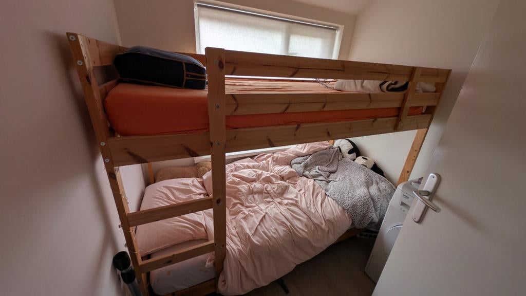 IKEA MYDAL stapelbed, Ophalen, 90 cm, 160 tot 180 cm, 200 cm