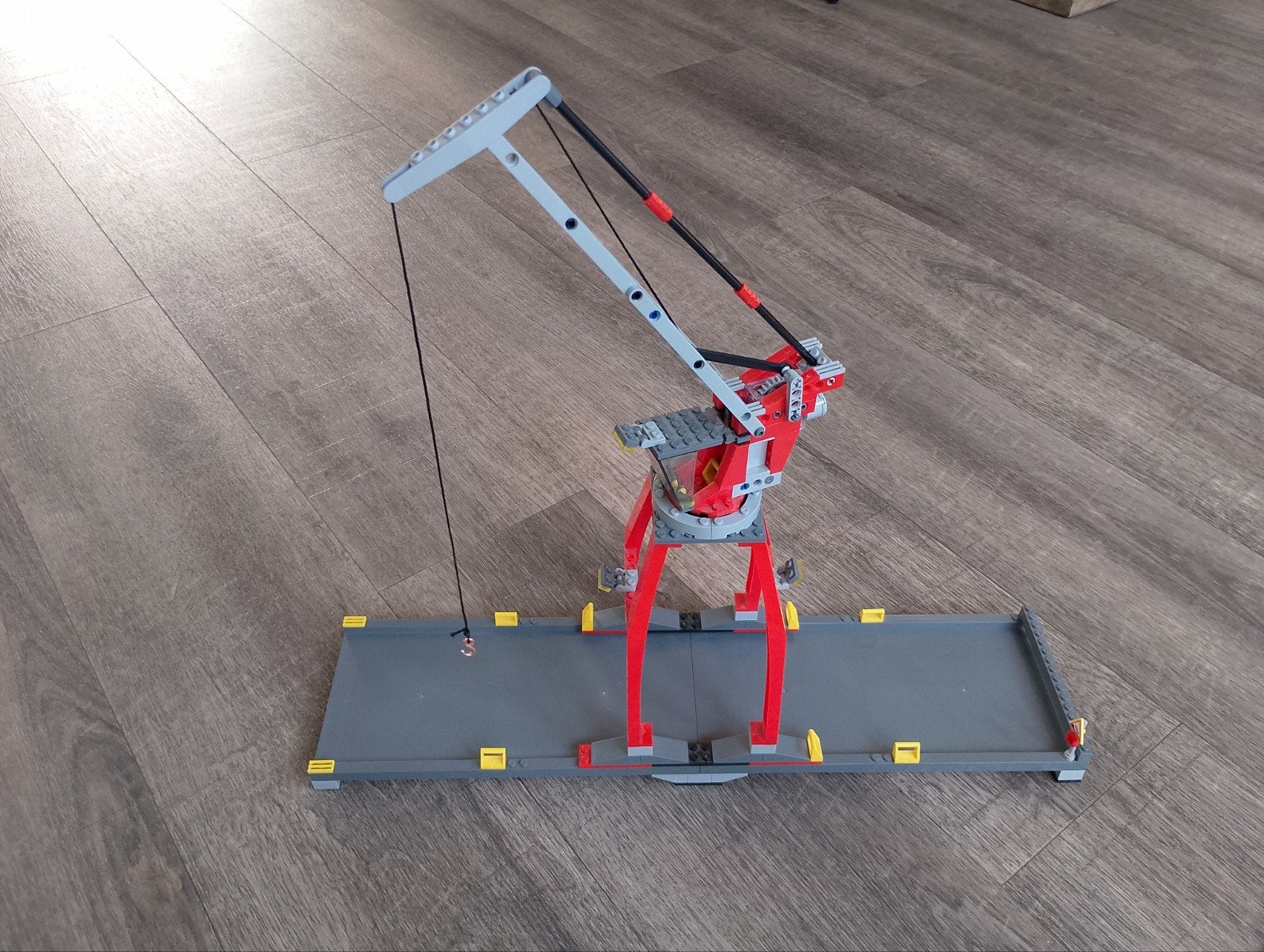 Imitatie Lego 7994 Havenkraan - Gebruikt, Ophalen of Verzenden, Gebruikt, Overige merken