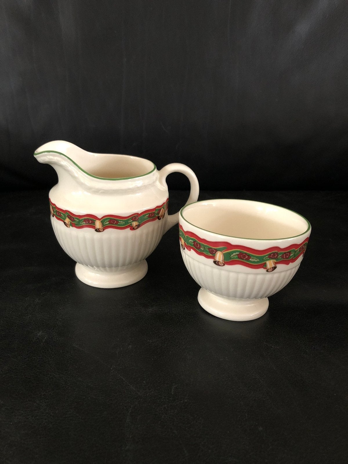Wedgwood christmas time suiker en melkstel, Ophalen