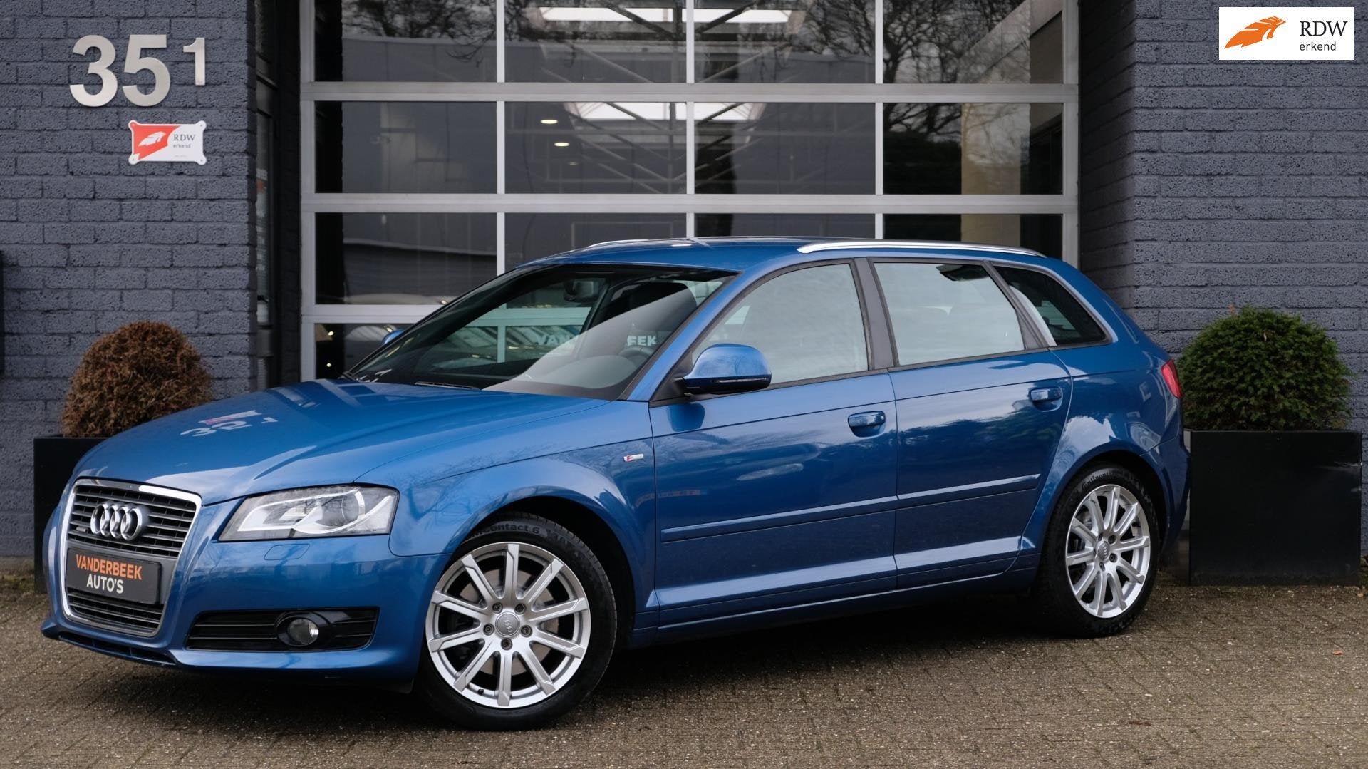 Audi A3 Sportback 2.0 TFSI quattro 200PK S-Line Pro Line S, Auto's, Audi, Euro 5, Gebruikt, Zwart, 4 cilinders