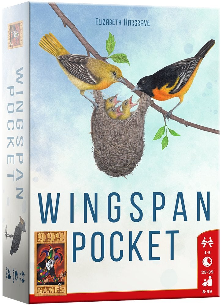 Wingspan Pocket Kaartspel 999 Games Nieuw, 999 Games, Nieuw, Ophalen of Verzenden, Vijf spelers of meer
