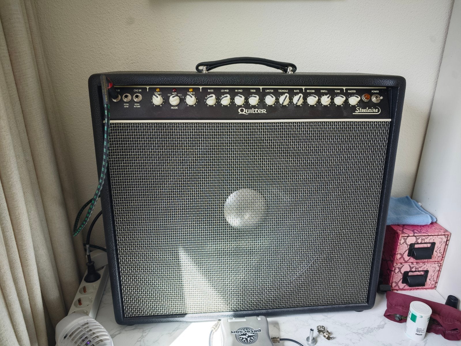 Quilter Steelaire steel guitar / gitaarversterker combo, Muziek en Instrumenten, Ophalen, Zo goed als nieuw, Minder dan 50 watt