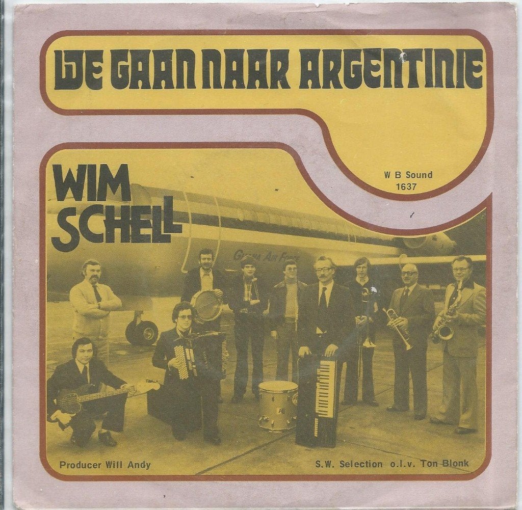 Vinyl Single Wim Schell, Cd's en Dvd's, Ophalen of Verzenden, Gebruikt, Nederlandstalig