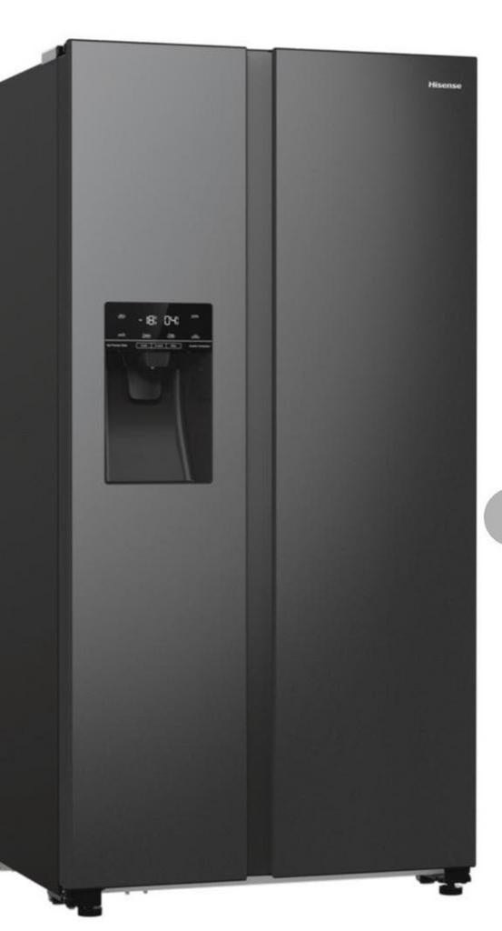 Hisense zwarte Amerikaanse koelkast nieuw watertank no frost