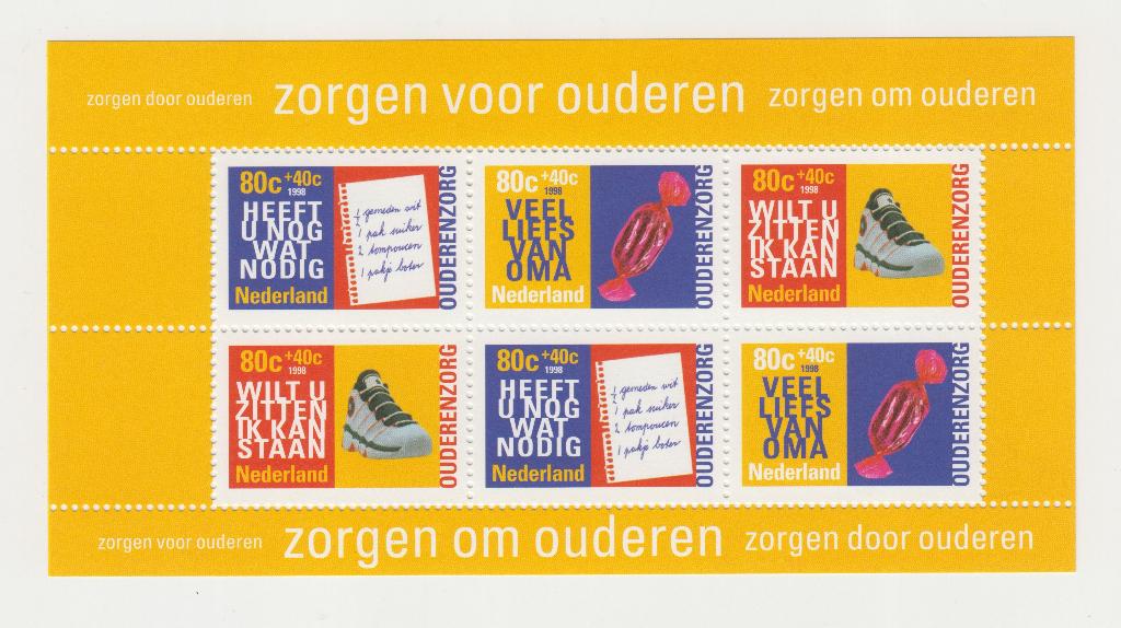 Velletje zomerzegels 1998, Ophalen of Verzenden, Postfris