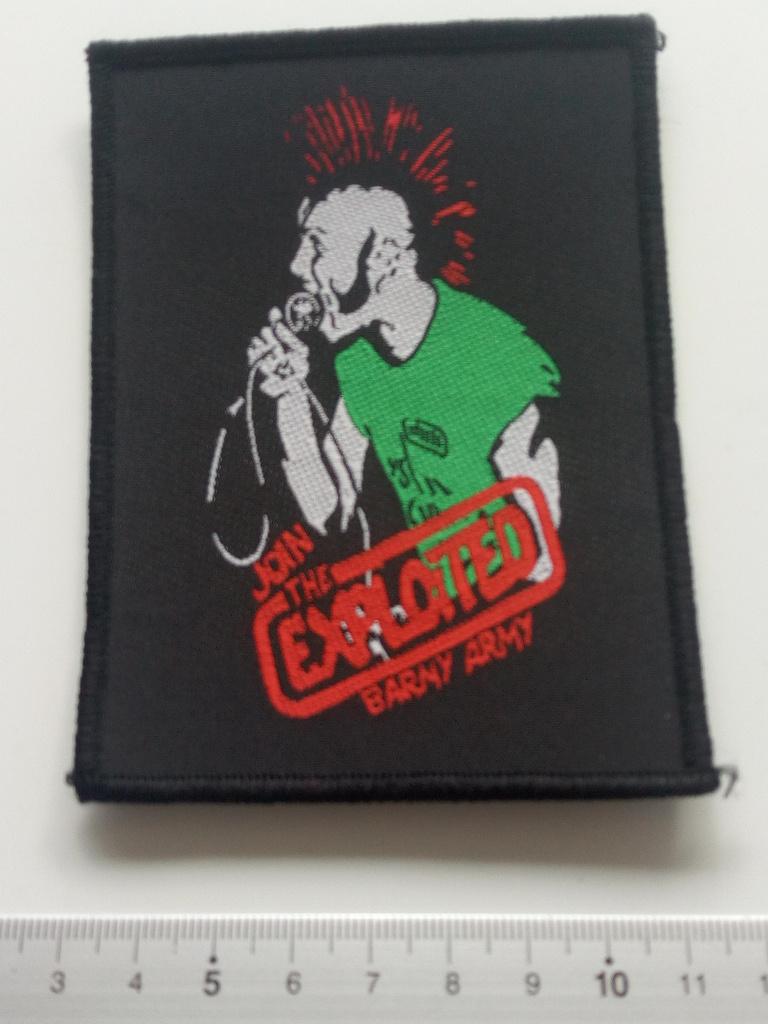 The Exploited zeer zeldzame vintage 80's patch e51 punk, Verzenden, Nieuw, Kleding