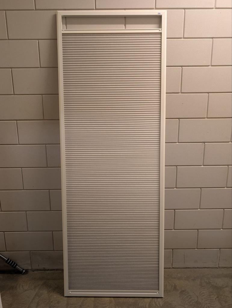 Keje Plissé Gordijn - Wit, Ophalen, Minder dan 50 cm, 200 cm of meer, Modern, Strak