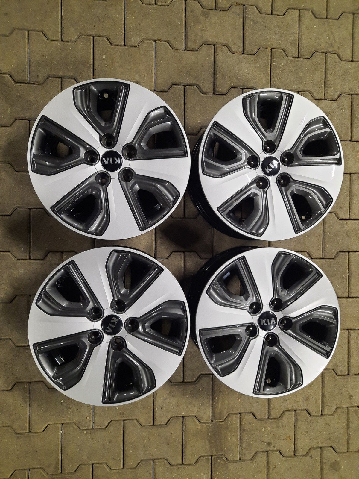 ZGAN 16 inch velgen 5×114.3 ORIGINELE KIA NIRO CEED HYUNDAI, Gebruikt, Velg(en), 16 inch, Ophalen of Verzenden