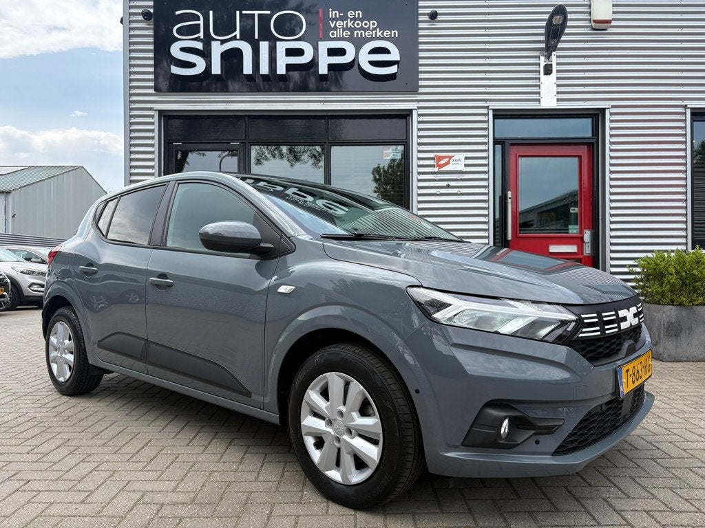 Dacia Sandero 1.0 TCe 100 ECO-G Expression -LPG G3-AIRCO-CRU, Auto's, Dacia, Voorwielaandrijving, Stof, Gebruikt, LED verlichting