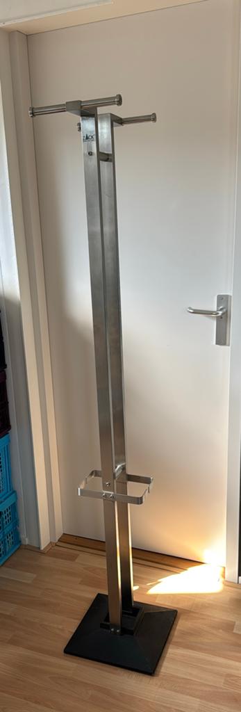 RVS staande kapstok van ZACK - 167 cm hoog, Ophalen, Gebruikt, Staande kapstok, 150 tot 200 cm
