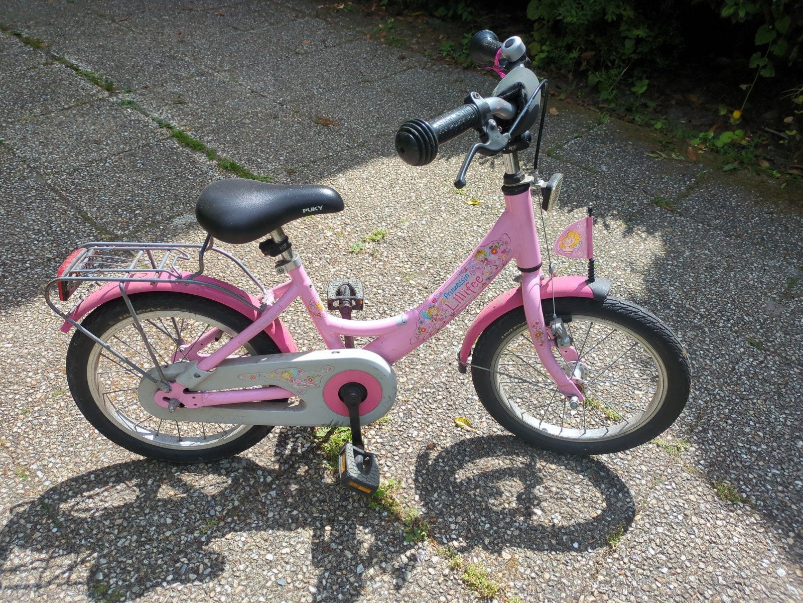 Roze Puky Lillifee kinderfiets 16 inch, Ophalen