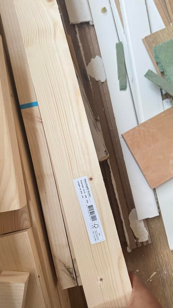Vuren balken / regels 33x69mm, 210cm - Nieuw, Doe-het-zelf en Verbouw, Hout en Planken, Ophalen, 25 tot 50 mm, Nieuw, 200 tot 250 cm