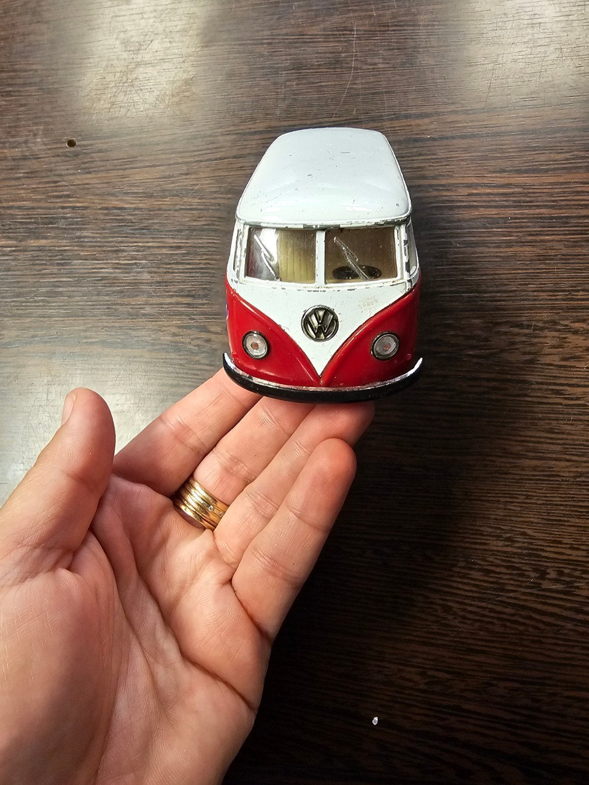 Retro speelgoedbus - Hippie busje - Volkswagen T1, Ophalen of Verzenden, Gebruikt