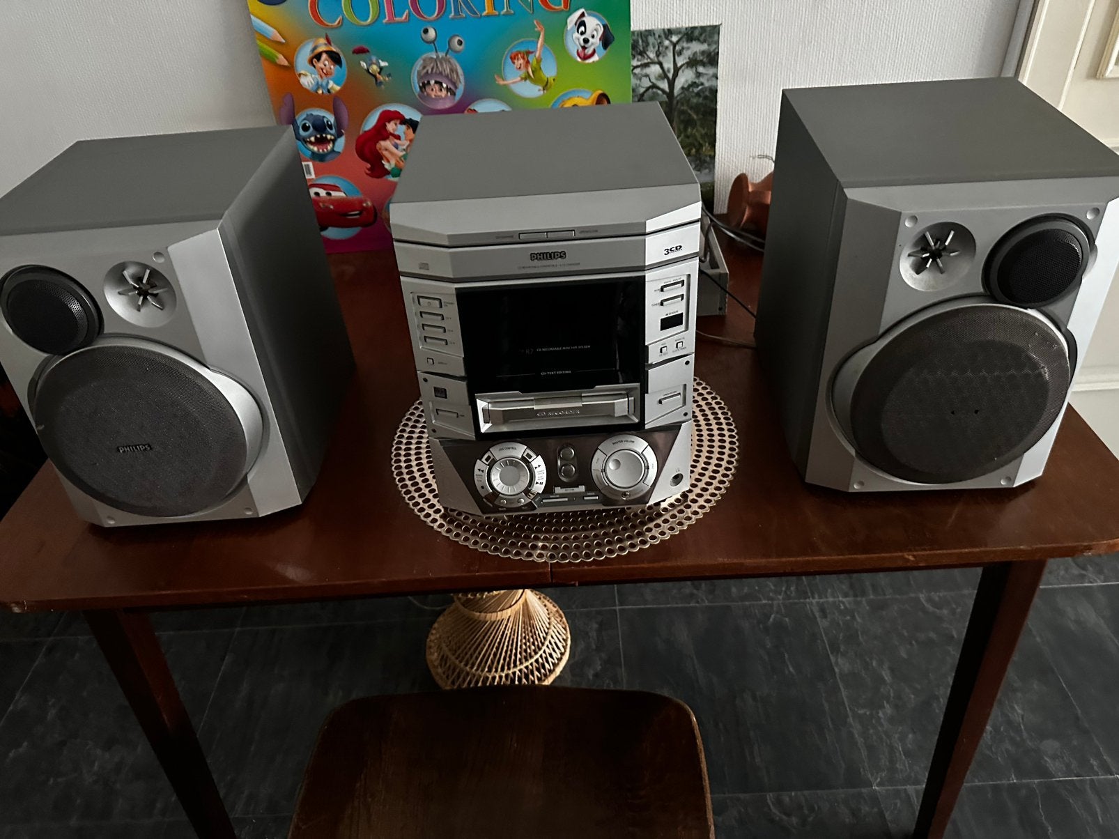 Philips radio cd installatie met boxen, Ophalen, Philips